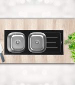 سینک شیشه ای مشکی داتیس