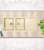 سینک گرانیتی بیمکث کرم