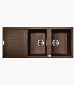 سینک گرانیت کن مدل polo قهوه ای