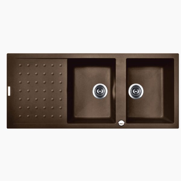 سینک گرانیت کن مدل polo قهوه ای