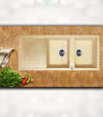 سینک گرانیتی کن مدل پلو کرم