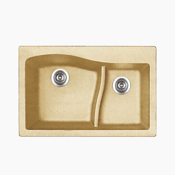 سینک گرانیت کن مدل QZL3322 رنگ بژ