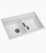 سینک گرانیتی دو لگن گرانیکو مدل 200 سفید