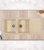 سینک گرانیتی شاین مدل 523 کرم