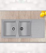 سینک گرانیتی شاین 523 نقره ای