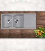 سینک گرانیتی شاین مدل 524 نقره ای