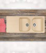 سینک ظرفشویی آلمانی شاین مدل 525 کرم