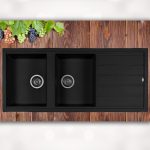 سینک ظرفشویی گرانیتی شاین 526 مشکی