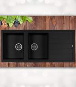 سینک ظرفشویی گرانیتی شاین 526 مشکی