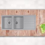 سینک ظرفشویی گرانیتی شاین 526 نقره ای