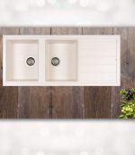 سینک ظرفشویی گرانیتی شاین 526 سفید
