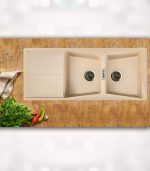 سینک گرانیتی ضدخش SMT 880 کرم