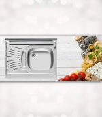 سینک ظرفشویی اخوان کد 126 روکار