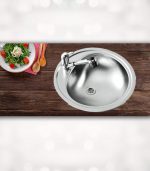 سینک گرد تک لگن اخوان کد 20 توکار