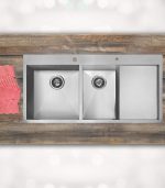 سینک دو لگن باکسی اخوان 354