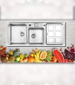 سینک دو لگن باکسی اخوان 360 توکار