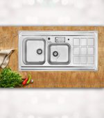 سینک دو لگن باکسی اخوان 364