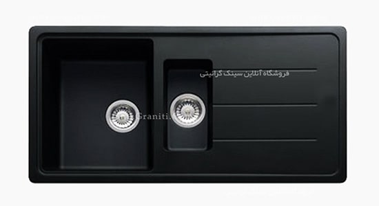 سینک گرانیتی تک لگن با سینی سینک گرانیتی تک لگن با سینی