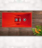 سینک گرانیتی گرانیکو مدل 410 قرمز