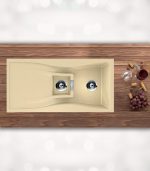 سینک گرانیتی کرم رنگ گرانیکو مدل 410