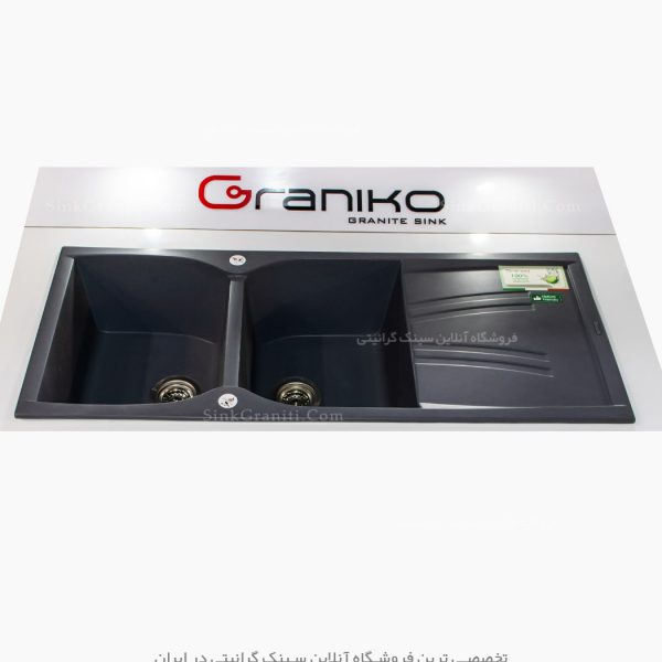 سینک گرانیتی گرانیکو g860 طوسی تیره