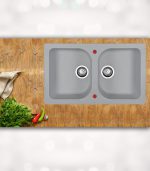 قیمت سینک گرانیتی شاین 401 نقره ای