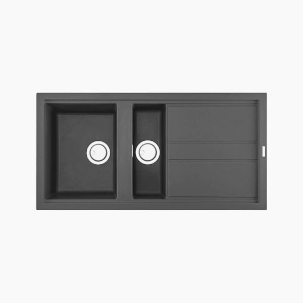 قیمت سینک گرانیتی الیچی 475 خاکستری تیره