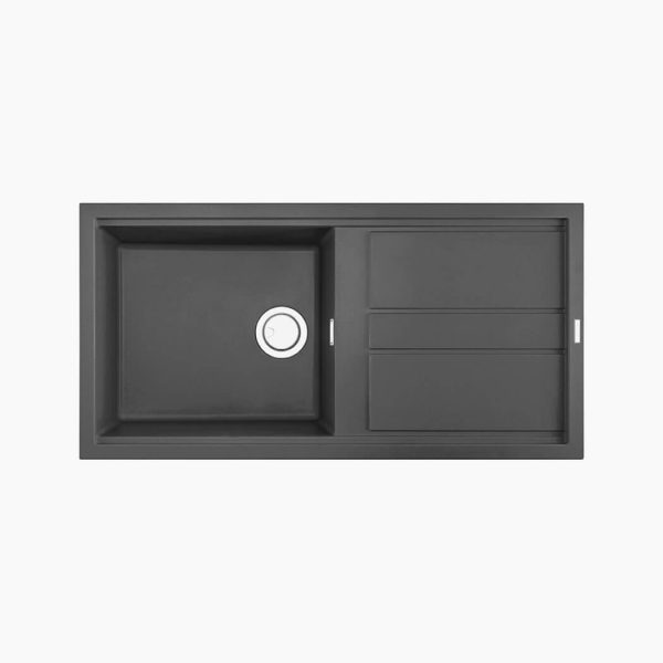 قیمت سینک گرانیتی الیچی 480 خاکستری تیره