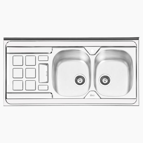 قیمت سینک ایلیا استیل 1021 روکار