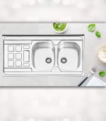 قیمت سینک ایلیا استیل 1021 روکار