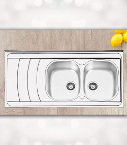 قیمت سینک ایلیا استیل 1044 روکار