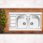 قیمت سینک ایلیا استیل 1051 روکار