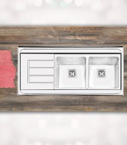 قیمت سینک ایلیا استیل 1062 روکار