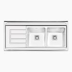 قیمت سینک ایلیا استیل 1062 روکار