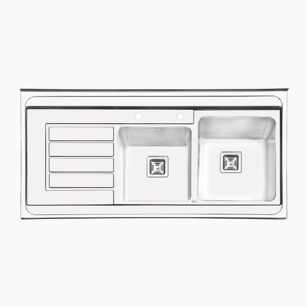 قیمت سینک ایلیا استیل 1063 روکار