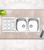 قیمت سینک ایلیا استیل 2021 توکار