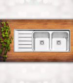 قیمت سینک ایلیا استیل 2060 توکار