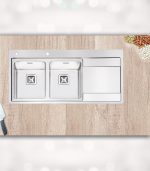 قیمت سینک ایلیا استیل 2070 توکار