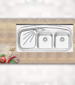 قیمت سینک ایلیا استیل 3013 روکار