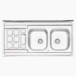 قیمت سینک ایلیا استیل 3021 روکار