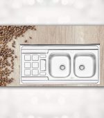 قیمت سینک ایلیا استیل 3021 روکار