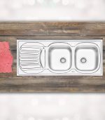 قیمت سینک ایلیا استیل 3510 روکار