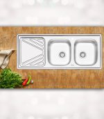 قیمت سینک ایلیا استیل 4028 توکار