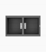 الگوی برش سینک گرانیتی الیچی اسمارت 450 خاکستری تیره