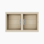 الگوی برش سینک گرانیتی الیچی اسمارت 450 کرم