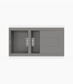 الگوی برش سینک گرانیتی الیچی اسمارت 475 خاکستری روشن