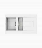 الگوی برش سینک گرانیتی الیچی اسمارت 475 سفید