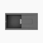 سینک گرانیتی الیچی اسمارت 480 خاکستری تیره