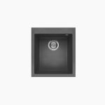 سینک گرانیتی الیچی Quadra-100-dark-gray