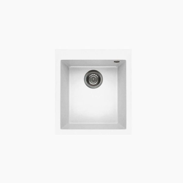 سینک گرانیتی الیچی Quadra-100-white